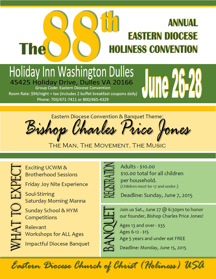 88th Diocese Convention Flyer