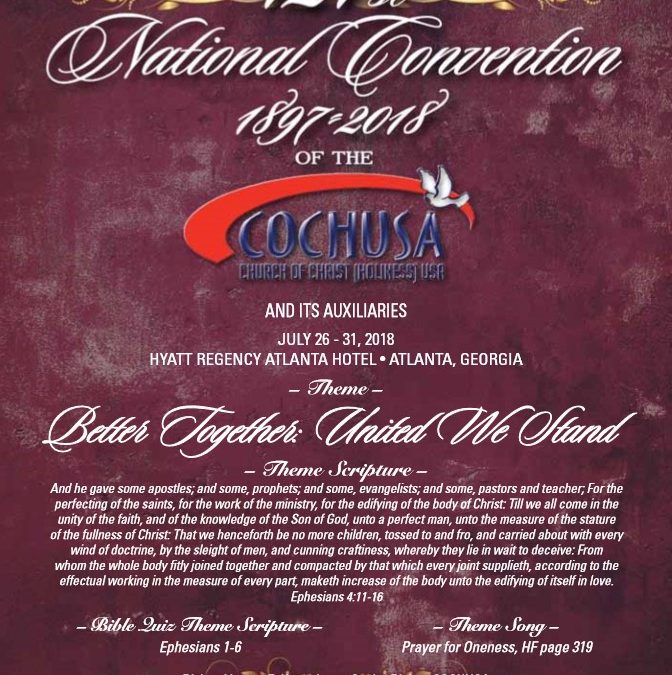 2018 National Convention Program
