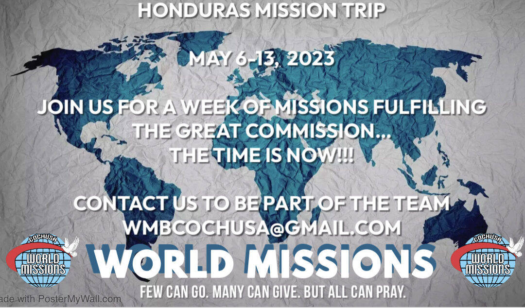 Mission Trip to Honduras – May 6-13