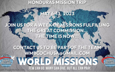 Mission Trip to Honduras – May 6-13