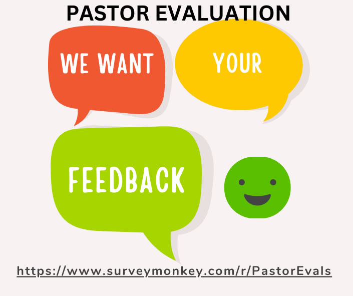 Pastor’s Evaluation